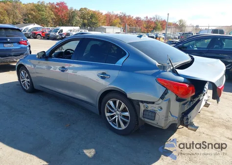 2014 Infiniti Q50 Premium from USA, damaged, VIN JN1BV7AR8EM687800